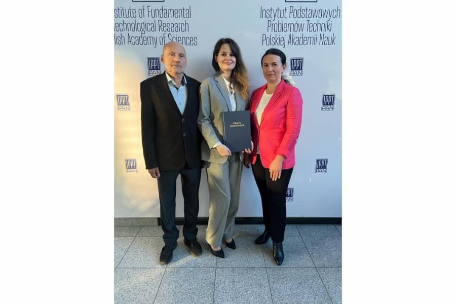 Oliwia Jeznach was awarded with a Doctoral degree