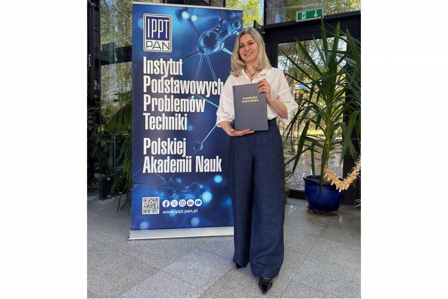 Judyta Dulnik recently defended her doctoral dissertation!